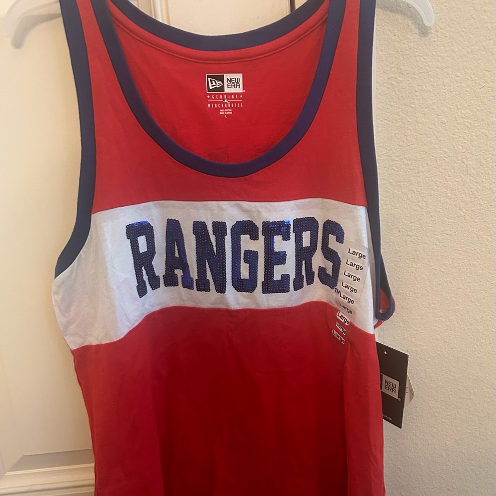 NWT Texas Rangers Tank Top